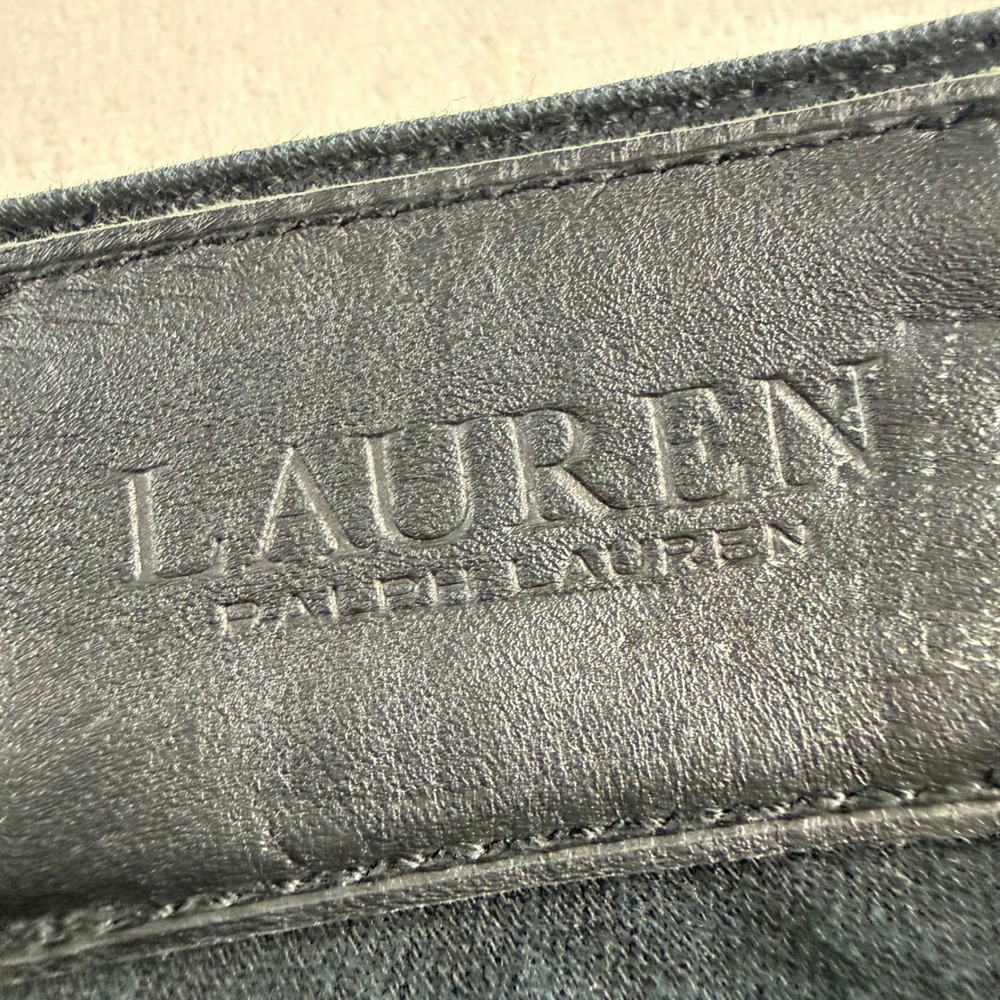 Lauren Ralph Lauren Premier Straight Jeans Womens 14 Black Mid Rise Denim‎ Pants - Picture 6 of 10